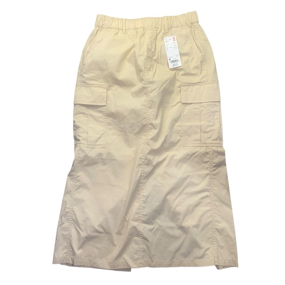 Uniqlo Women's Maxi Skirt in Beige